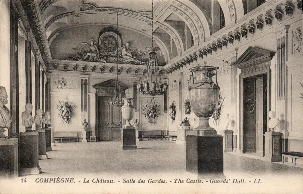 Compiègne - Il Castello - Sala delle Guardie - Guards' Hall - Recto