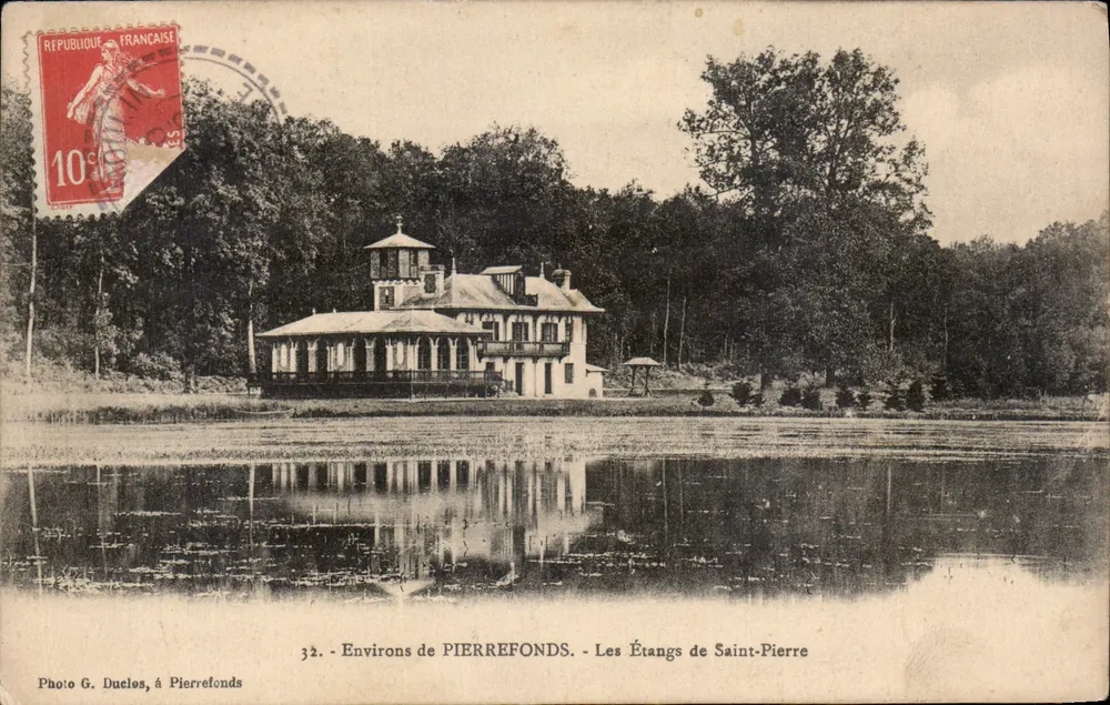 Os Étangs de Saint-Pierre — Arredores de Pierrefonds — Foto G. Duclos, em Pierrefonds - Frente