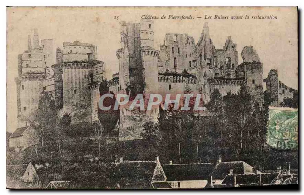 Château de Pierrefonds — Les Ruines avant la restauration — n°15 - Recto