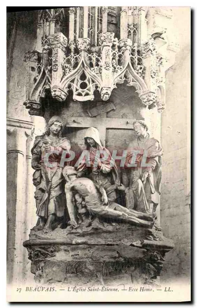 Beaumont - A Igreja de São Etienne - Ecce Homo — LL. - Frente