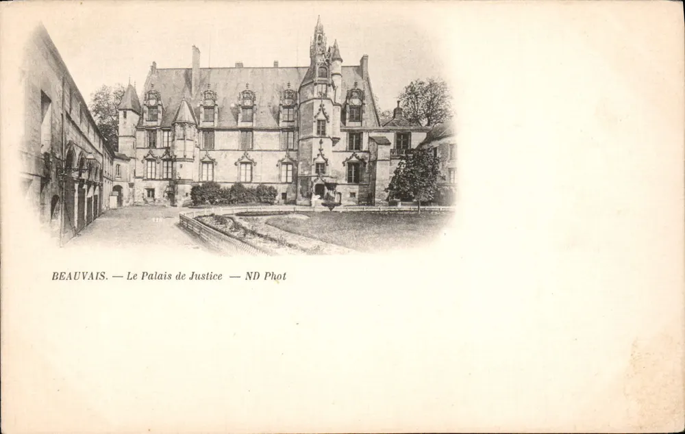 Beauvais — Het Paleis van Justitie — ND Phot - Voorkant