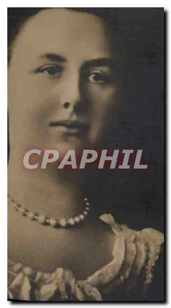 Retrato de uma mulher — colar de pérolas — editor não visível - Frente