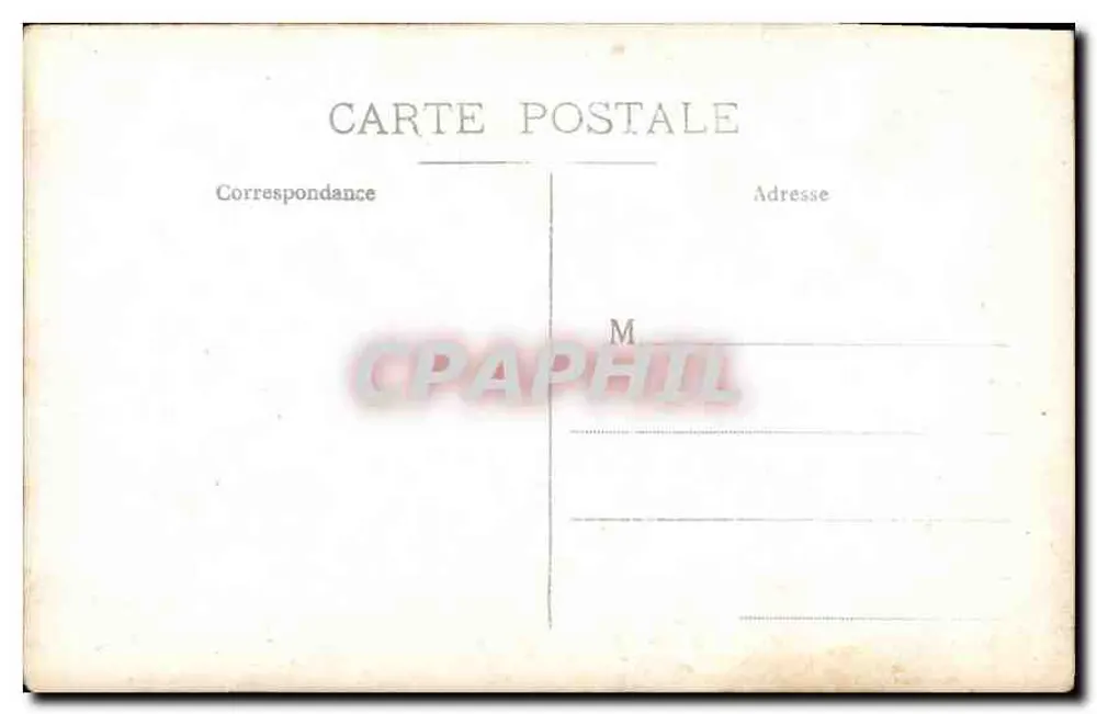 Mulher em vestido branco e véu — jardim — Carte postale - Verso