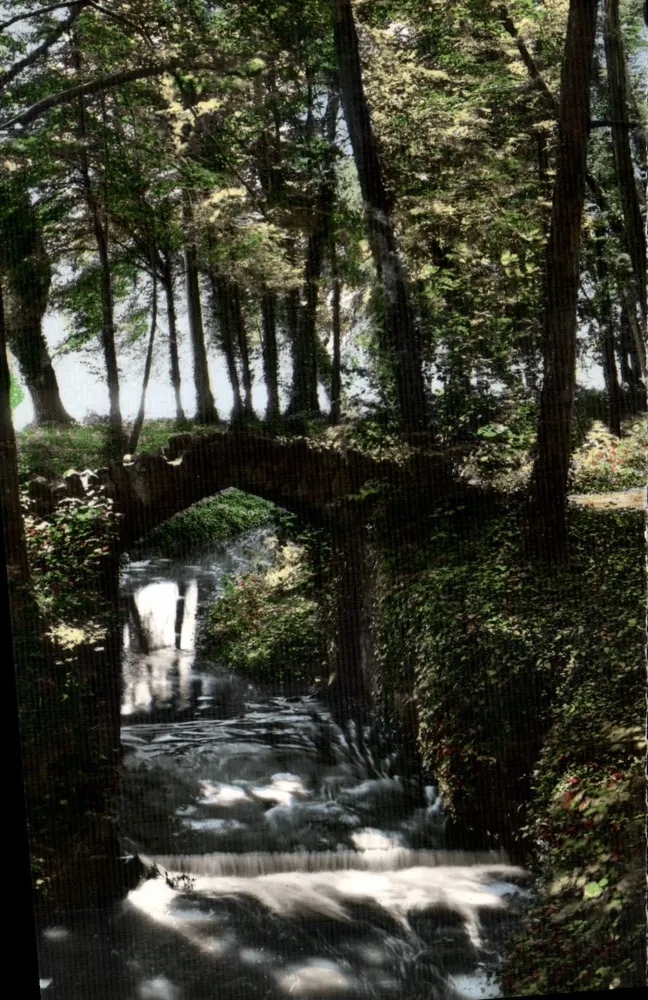 Ermenonville (Oise) — Le Petit Pont de la Launette — Domaine du Touring Club de France - Recto