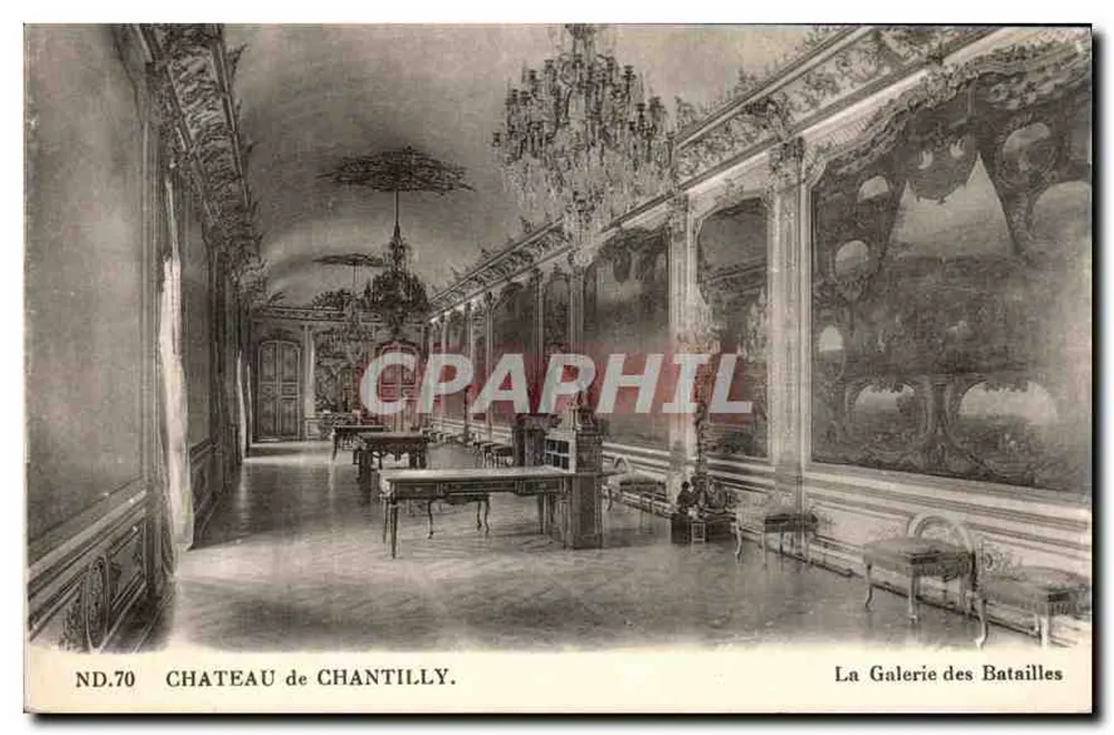 Schloss Chantilly — Galerie der Schlachten — ND.70 - Vorderseite