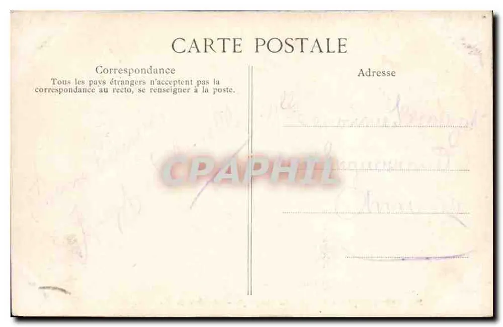 Zimmer von Marie-Antoinette — Sonderausgabe des Schlosses Compiègne — Verlag ELD, n°38 - Rückseite