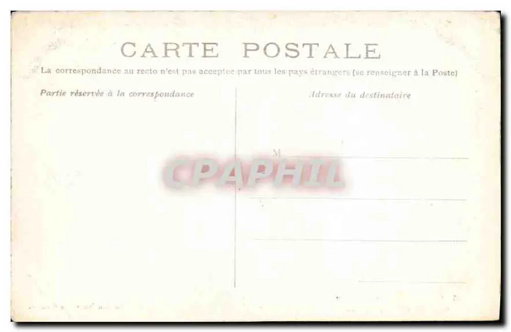 Compiègne — Castelo — Quarto da Imperatriz — Edição Nouvelles Galeries - Verso