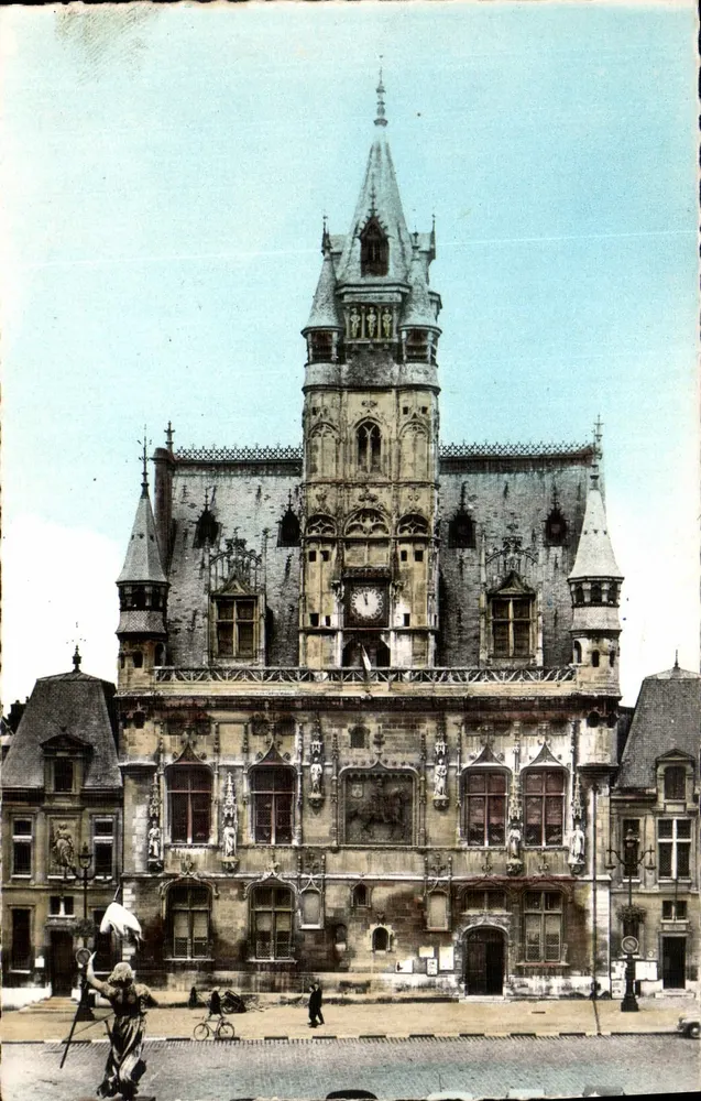 Compiegne — Hotel de Ville — Wydawnictwo Collin, Nièvre - Awers