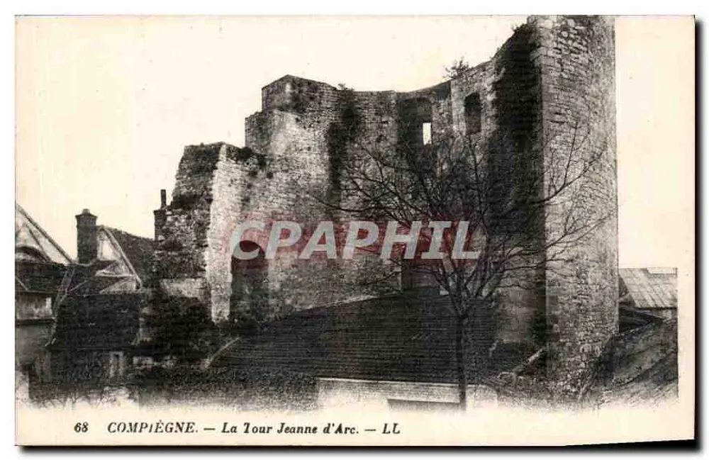 Compiègne — A Torre Jeanne d'Arc — LL - Frente