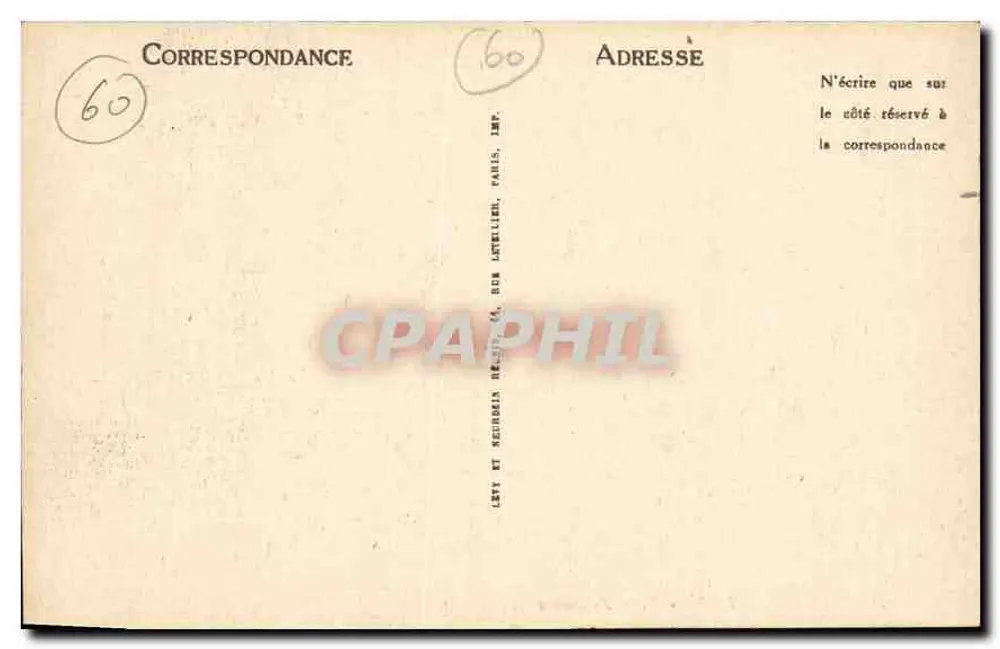 Compiègne — A Torre Jeanne d'Arc — LL - Verso