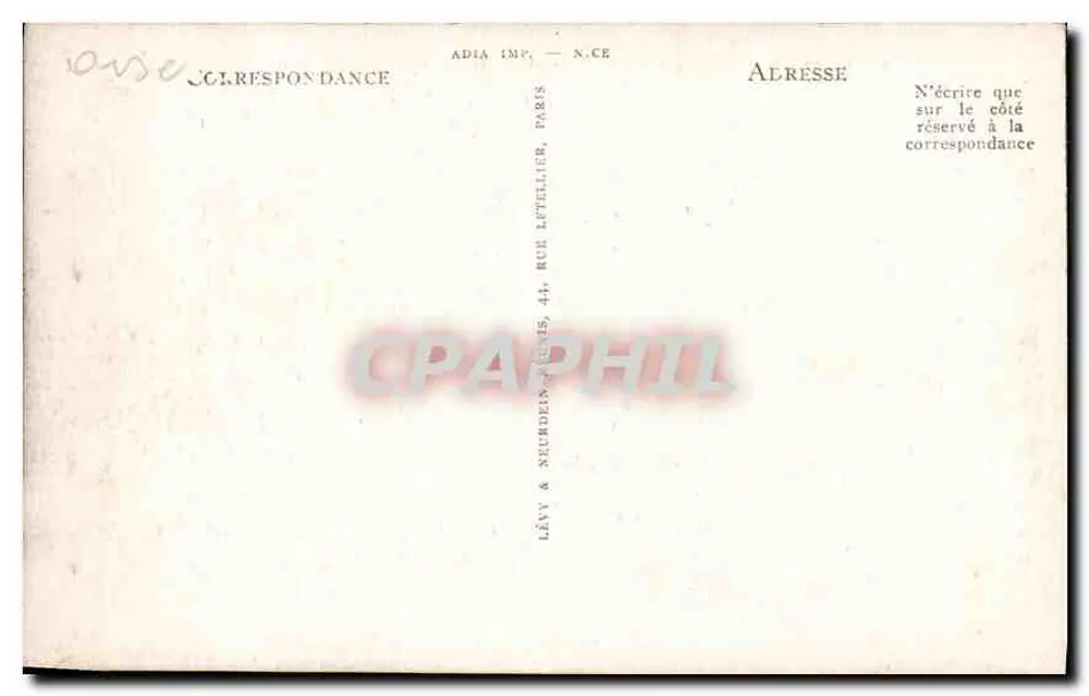 Chantilly — Allgemeine Ansicht von der Route des Lions — LL - Rückseite