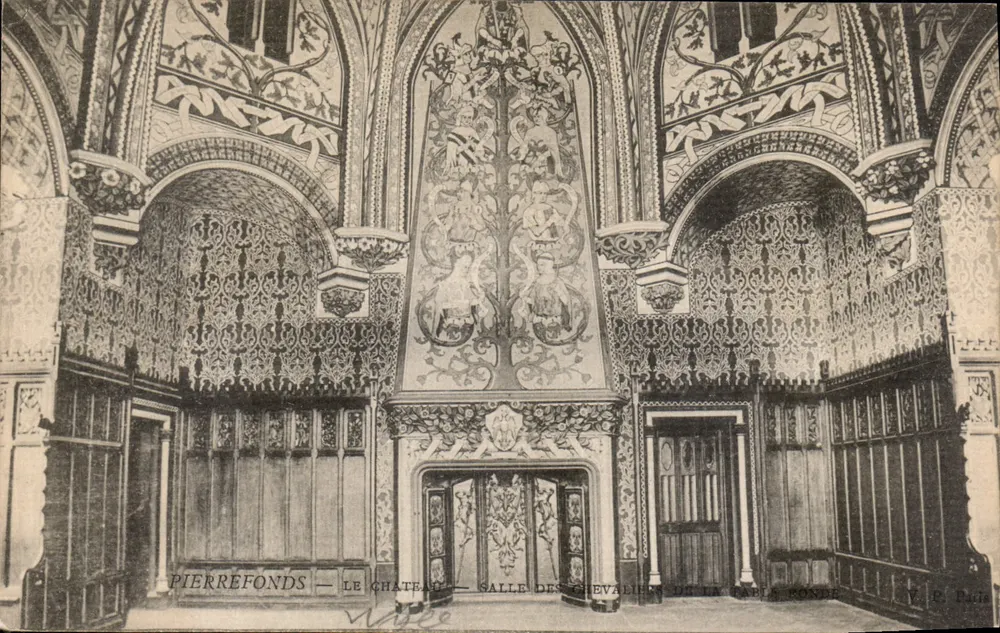 PierreFonds — Das Schloss — Saal der Ritter der Runde Tafel — V. E. Edit. - Vorderseite