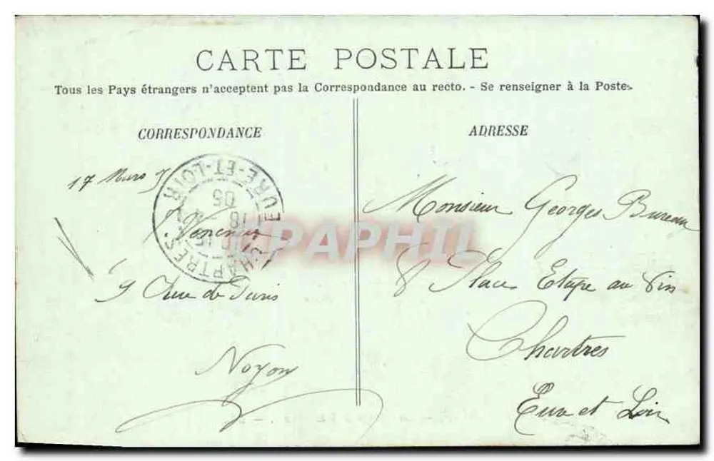 Les Etangs de Saint-Pierre — A Floresta de Compiègne — LL. n°113 - Verso