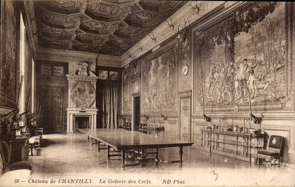 Schloss Chantilly — La Galerie des Cerfs — ND Phot. - Vorderseite