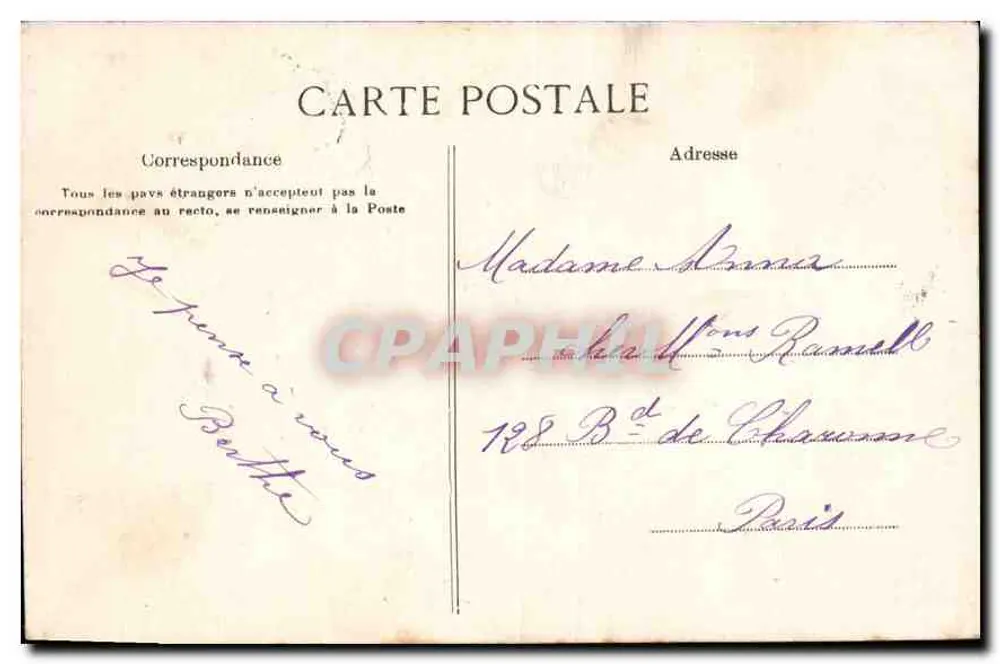Castelo de Chantilly — O Châtelet — Beaumont-sur-Oise - Verso