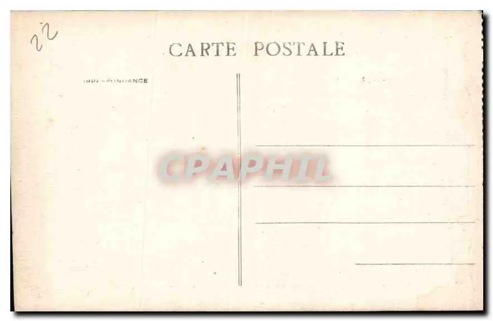 Perros-Guirec (C.-du-N.) — Sonnenaufgang über die Bucht von Trestignel — Sammlung du Viens Ronet, Nr. 115 - Rückseite