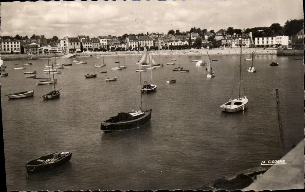 Portrieux-Saint-Quay — Die Kais — Der Storch - Vorderseite