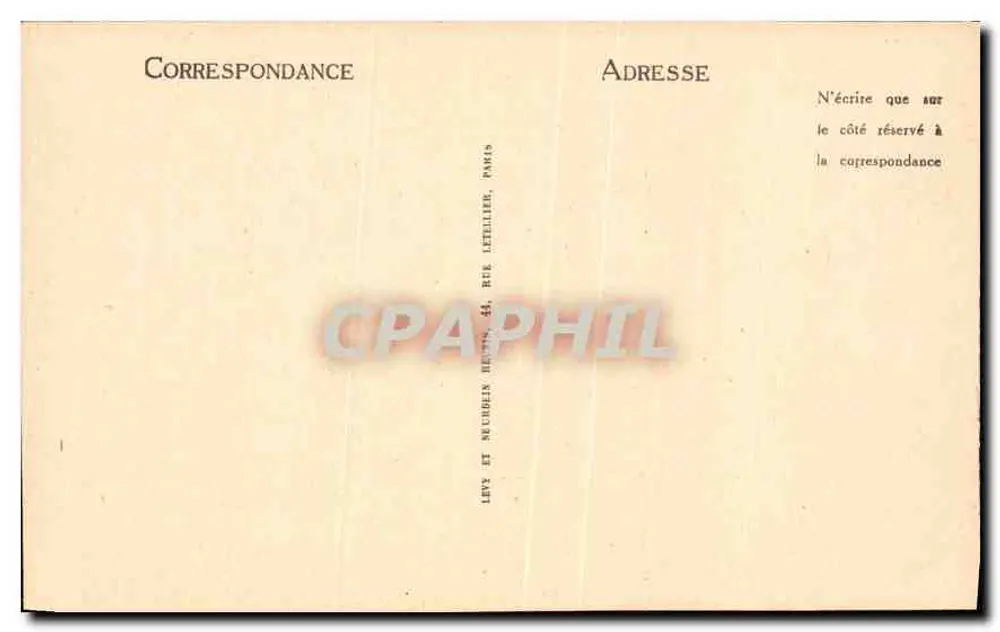 Compiègne. - O Castelo. - Salão do Conselho. - LL. - N° 234 - Verso