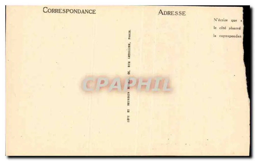Compiègne - Das Schloss - Empfangssaal von Marie-Antoinette - LL - Rückseite