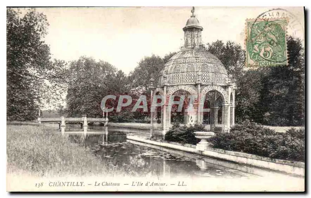 Chantilly — O Castelo — A Ilha do Amor — LL. — n°138 - Frente