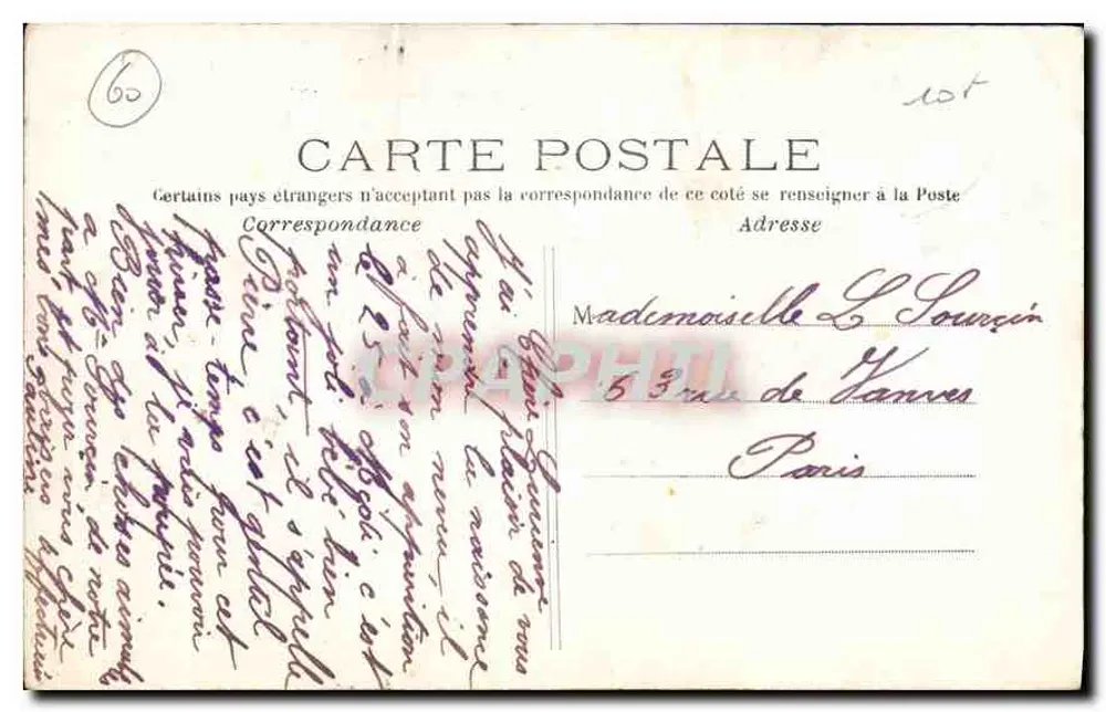 Senlis — Vista Panorâmica — Editor não identificado, n° 36 - Verso