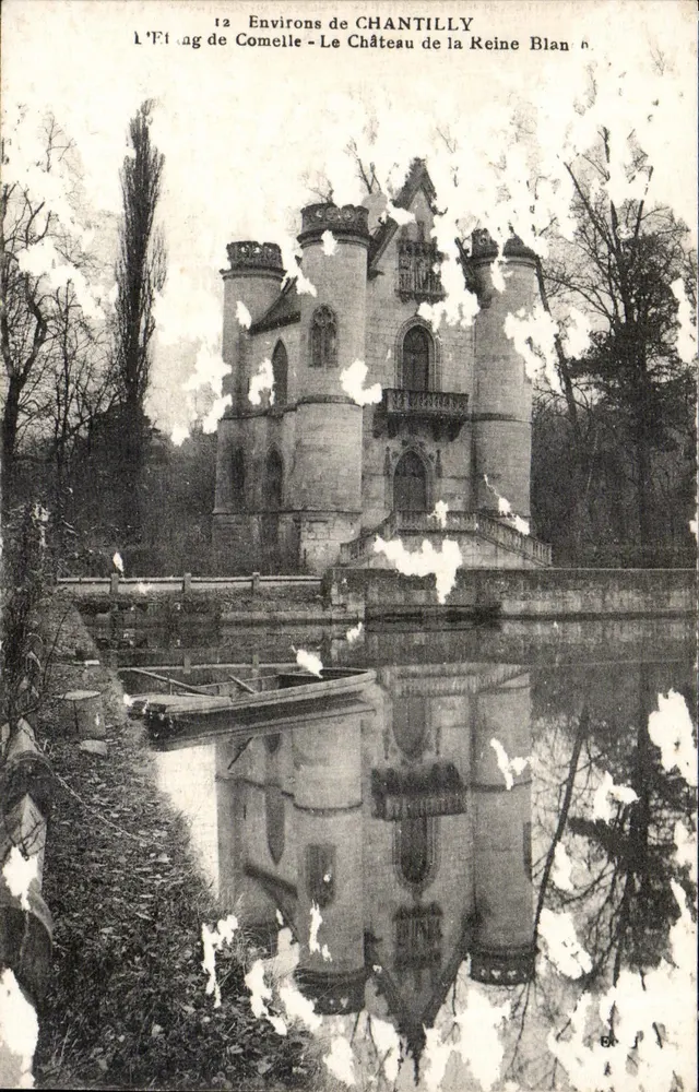 Schloss der Weißen Königin - Umgebung von Chantilly — Unbekannter Verlag, Seriennummer 12 - Vorderseite