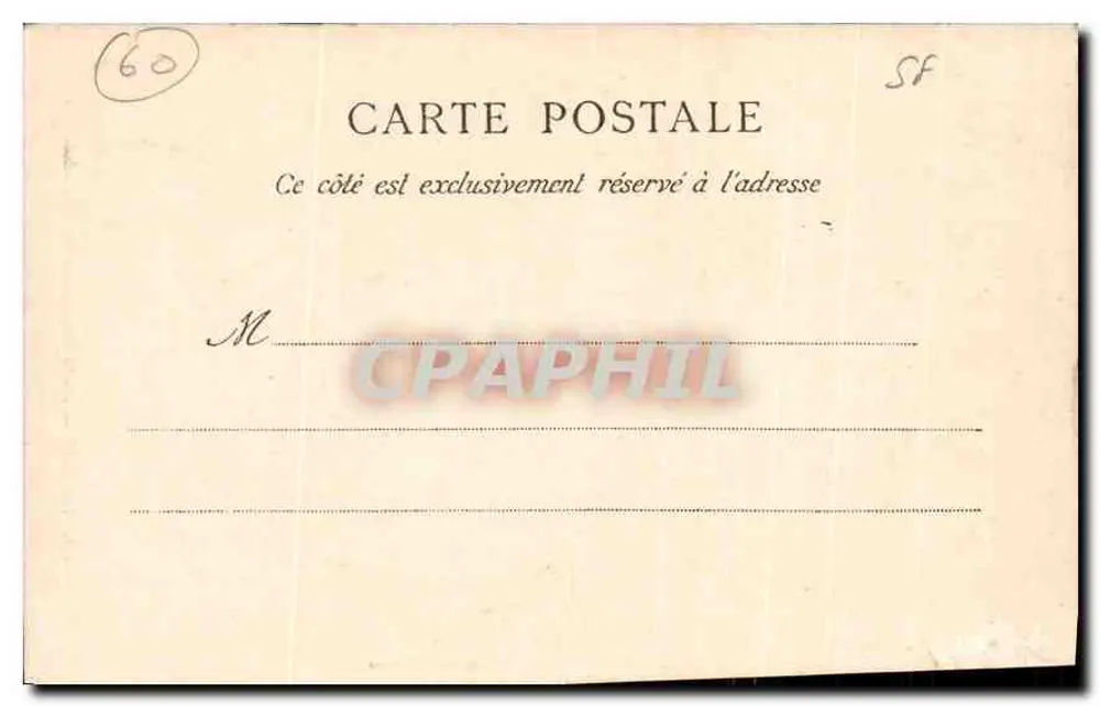 Senlis — Haupteingang der Kathedrale — Repet & Filliette, Verlag - Rückseite