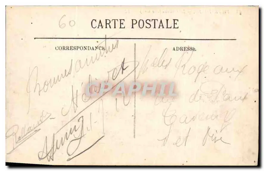 Pierrefonds — O Castelo (lado norte) — LL. - Verso