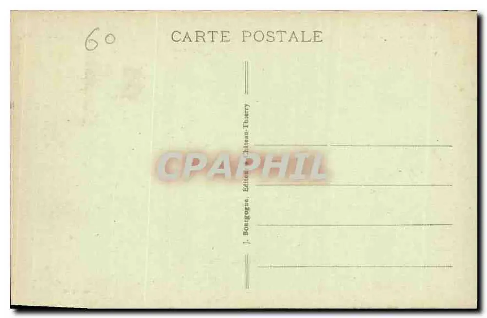PierreFonds (Oise) — O Castelo (lado Oeste) — Edit. J. B. - Verso