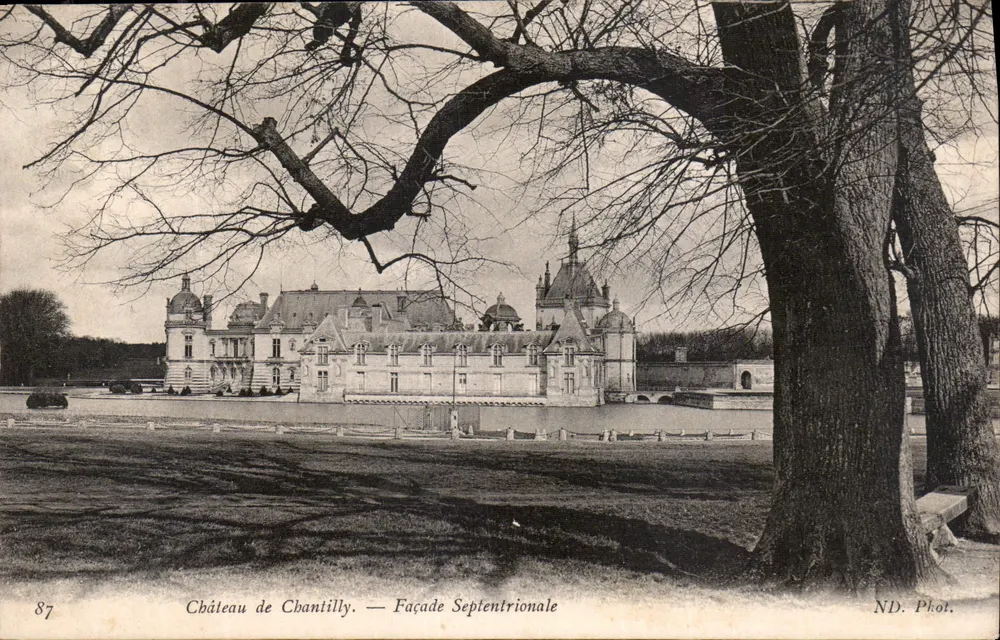 Castelo de Chantilly — Fachaça Setentrional — ND. Fot. n°87 - Frente