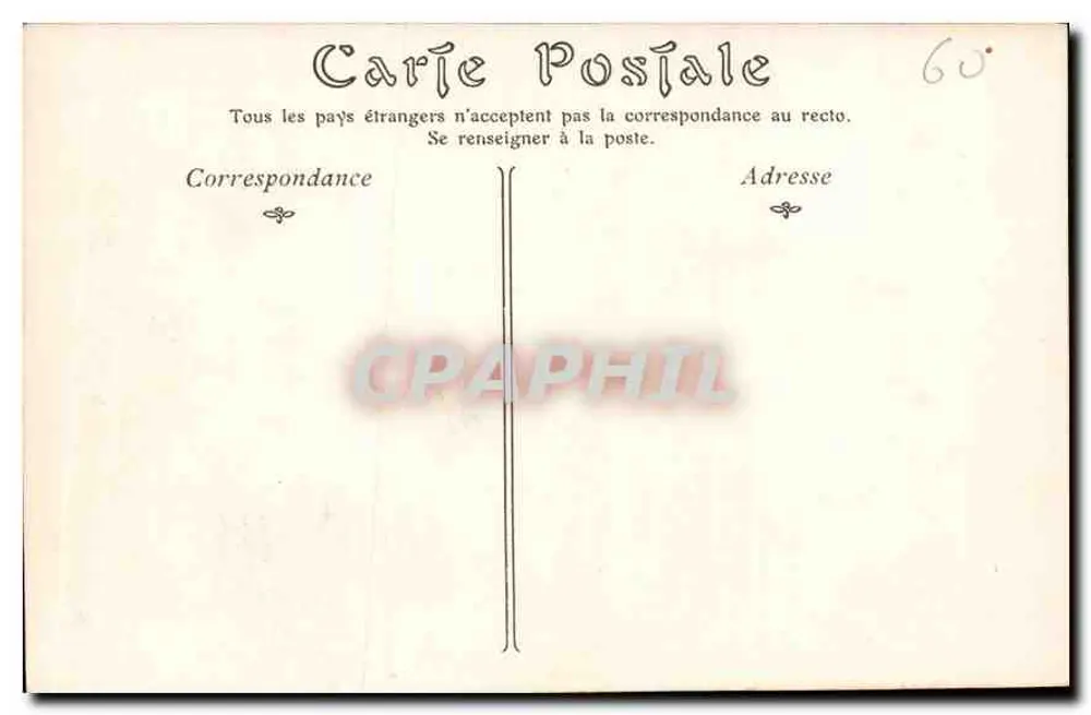 Castelo de Chantilly — Fachaça Setentrional — ND. Fot. n°87 - Verso