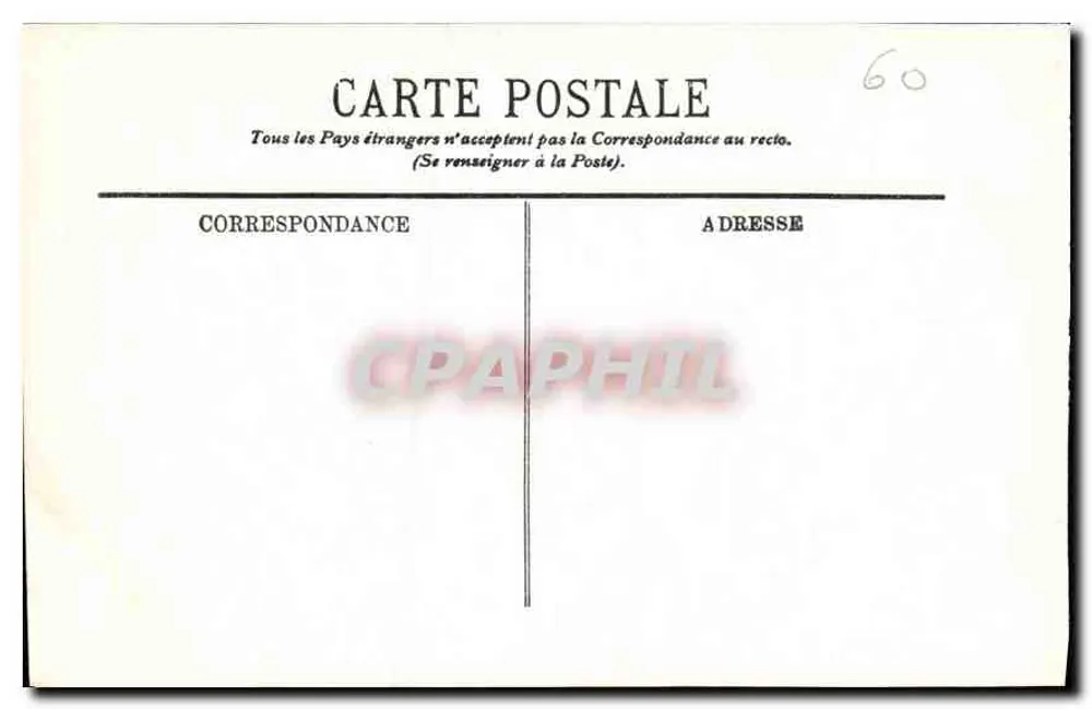 Pierrefonds — Allgemeiner Blick (Südwestseite des Schlosses) — LL, Nr. 40 - Rückseite