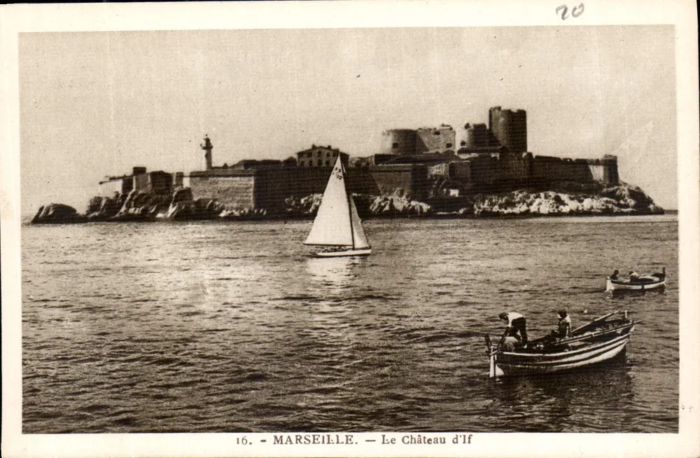 Marselha — O Castelo de If — Edição La Cigogne - Frente