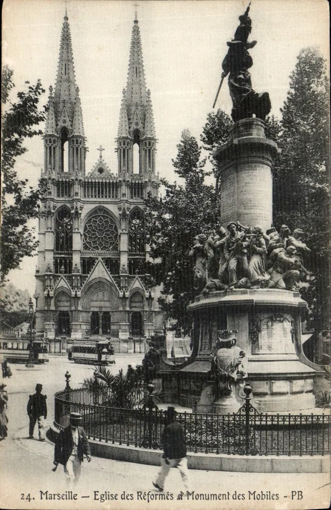 Marseille — Église des Réformées & Monument des Mobiles — PB - Vorderseite