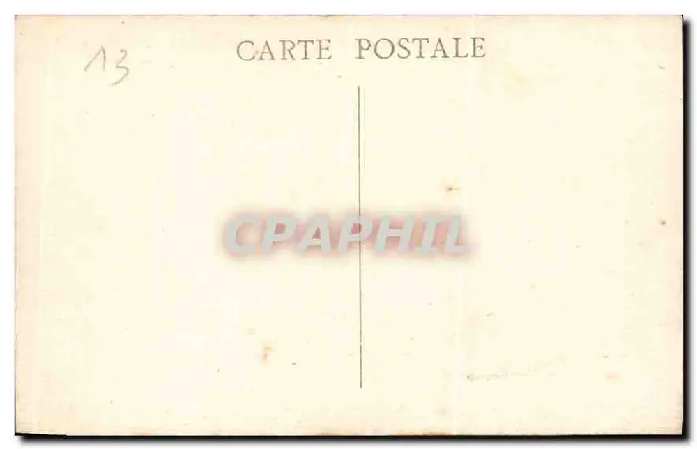 Marseille - Fontaine Cantini und N.-D. de la Garde - Rückseite