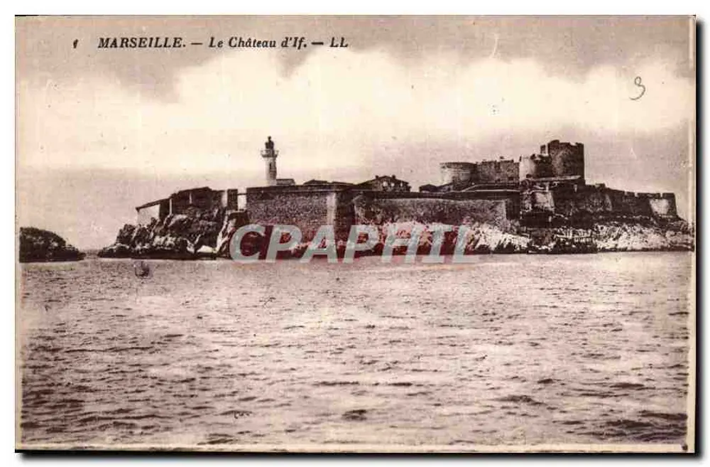 Marseille — O Castelo de If — LL - Frente