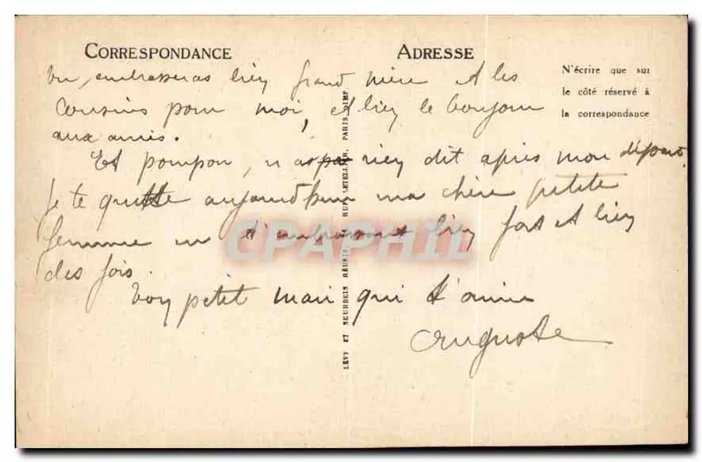 Marseille — O Castelo de If — LL - Verso