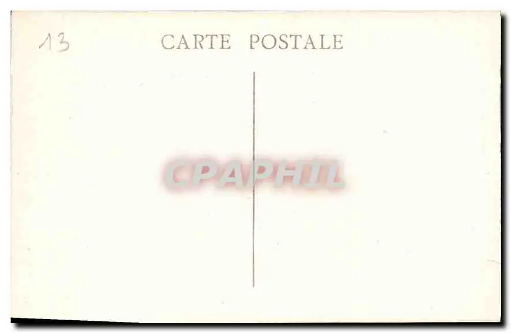 Marseille — O Palácio Longchamp — Procé - Verso