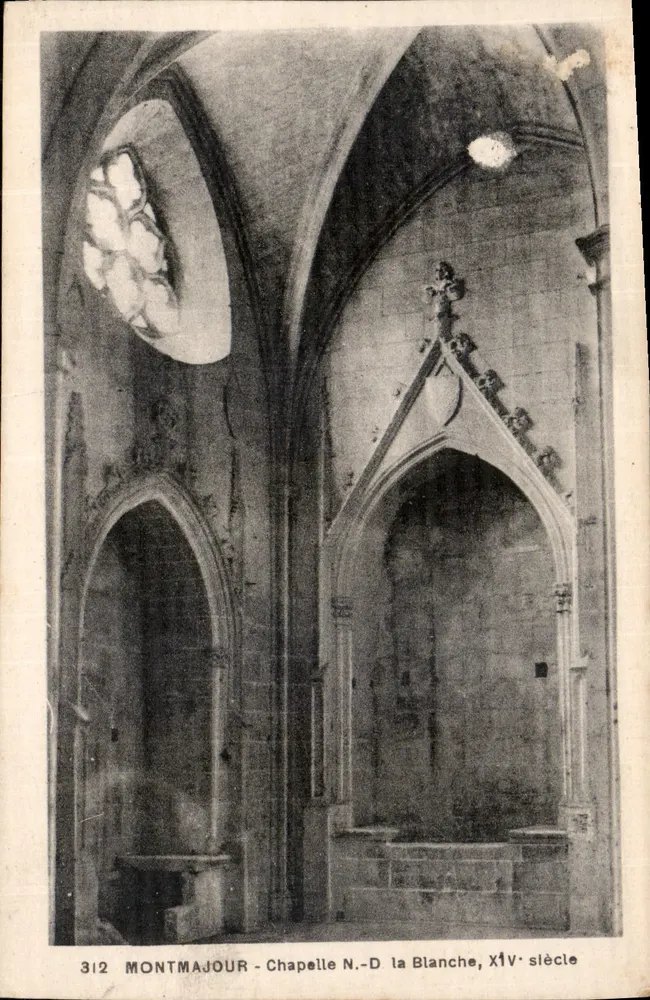 Montmajour - Kapelle N.-D. la Blanche, 14. Jahrhundert - Vorderseite
