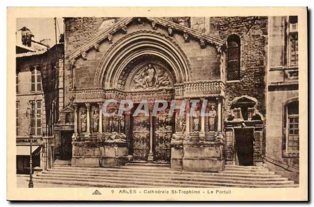 Arles - Kathedrale Saint-Trophime - Der Portal — n°9 - Vorderseite