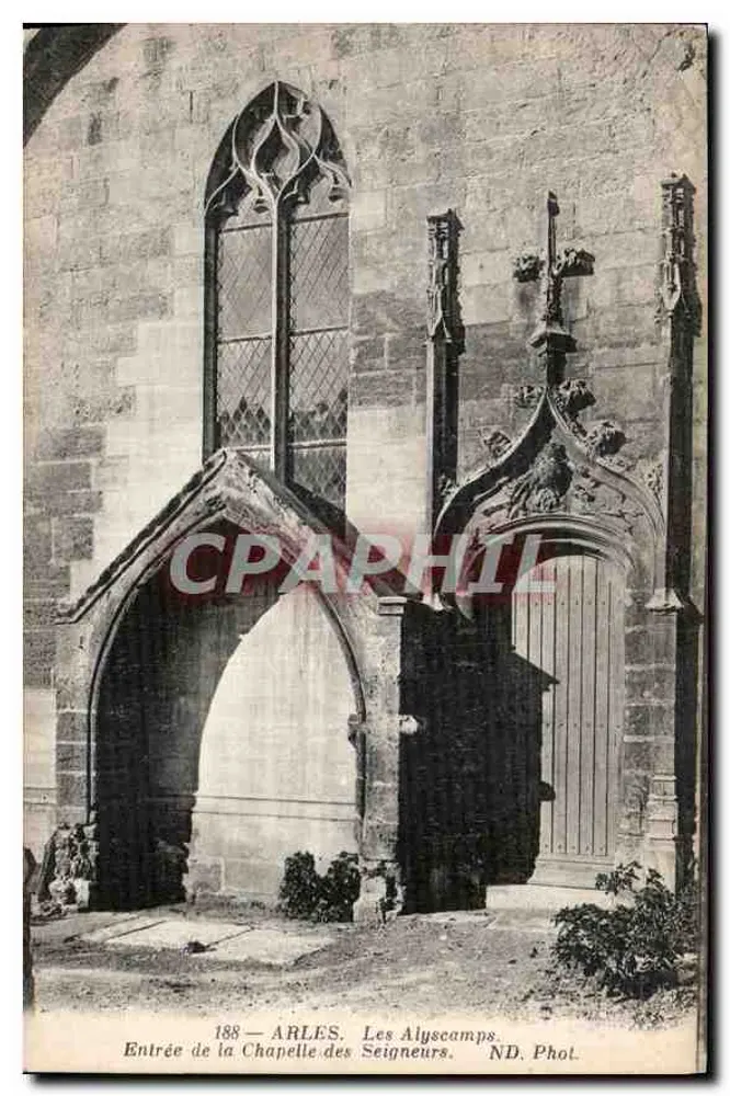 Arles. Die Alyscamps — Eingang der Kapelle der Herren — ND. Fot. - Vorderseite