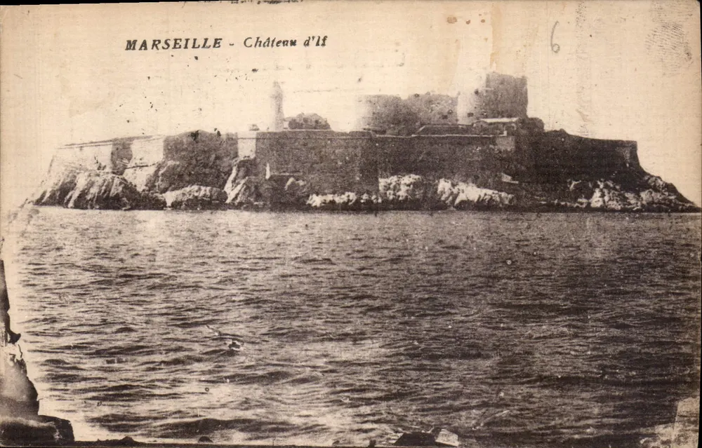 Marselha - Castelo de If — editor desconhecido, n° de série 6 - Frente