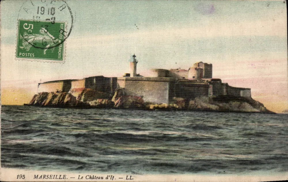 O Castelo de If — LL — Marselha — 195 - Frente