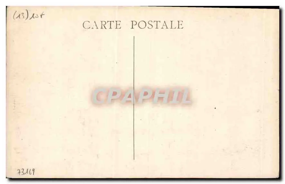 Marselha — Porta de Aix — editor desconhecido, n° de série 73169 - Verso