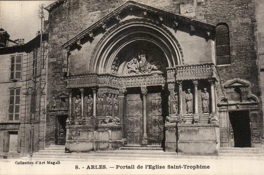 Arles — Portal der Kirche Saint-Trophime — Collection d'Art Magall - Vorderseite