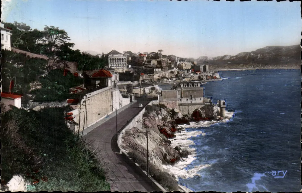 Ansicht der Corniche in Marseille — Verlag A. Tardy, Nr. 419 - Vorderseite