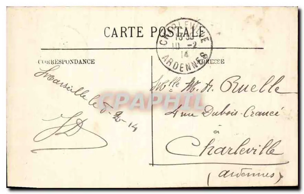 Marselha — O Ponte Transbordeur — LL. n°208 - Verso