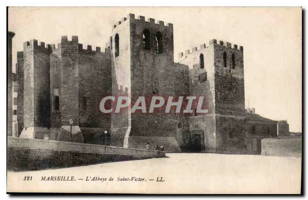 Marselha — A Abadia de São Victor — LL. n° 121 - Frente