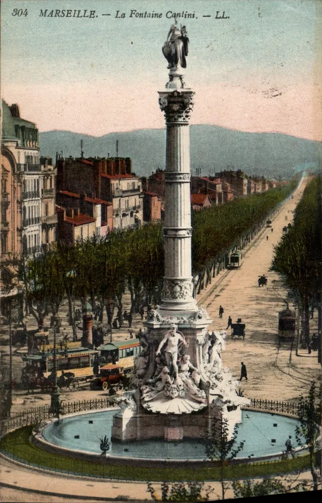 Marsiglia — La Fontaine Cantini — LL. n°304 - Recto