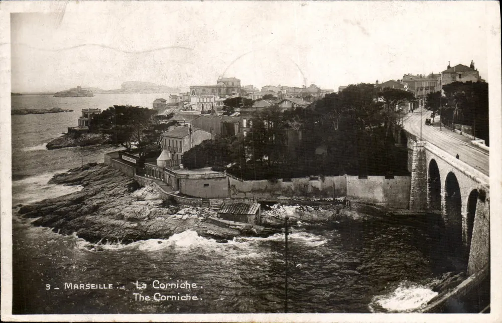 Marselha — A Corniche — Edição la Gignonne - Frente